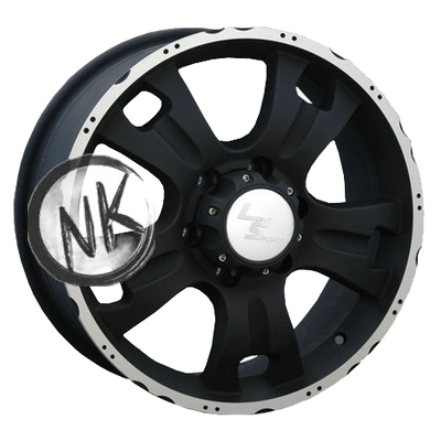 LS 7,5×18/6×139,7 ET35 D77,8 214 BKF (Колпак+лого)