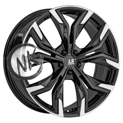 LS FlowForming 7,5×18/5×112 ET50 D66,6 RC92 BKF (конус)