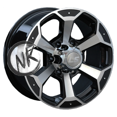 LS 7,5×18/6×139,7 ET46 D67,1 187 BKF (конус, Колпак+лого)