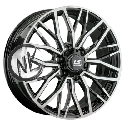 LS Forged 8,5×20/6×139,7 ET36 D100,1 LS FG33 BKF (конус, Колпак+лого)