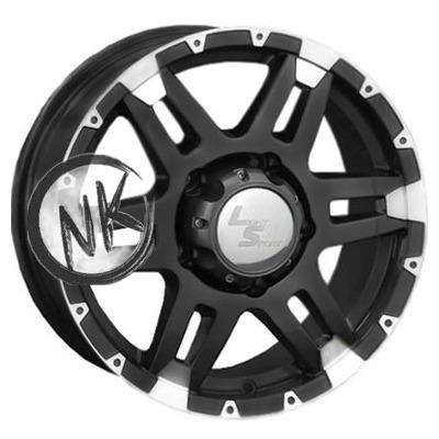 LS 7×16/6×139,7 ET46 D67,1 212 BKF (Колпак+лого)