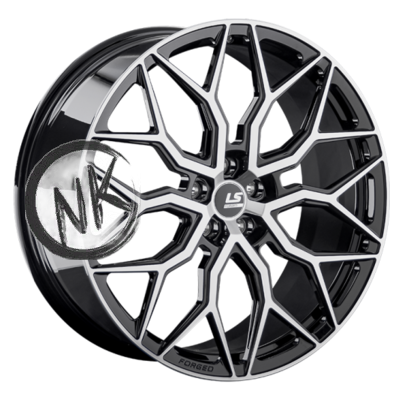 LS Forged 9,5×22/5×120 ET42,5 D72,6 LS FG13 BKF (конус, C570)