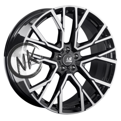 LS Forged 9,5×21/5×120 ET49 D72,6 LS FG07 BKF (конус, C570)