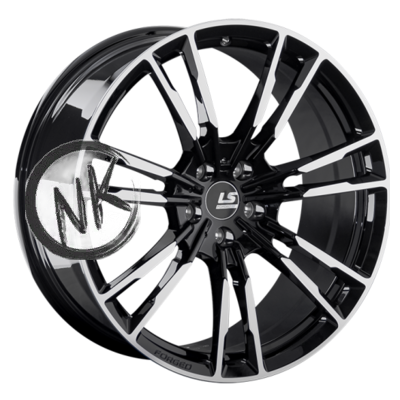 LS Forged 8×20/5×112 ET27 D66,6 LS FG06 BKF (конус, C570)