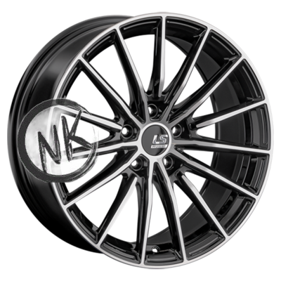 LS FlowForming 8,5×18/5×112 ET30 D66,6 RC63 BKF (конус)