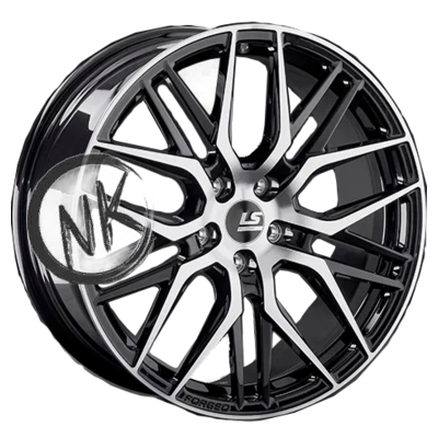 LS Forged 8×18/5×112 ET38 D66,6 LS FG04 BKF (конус, C570)