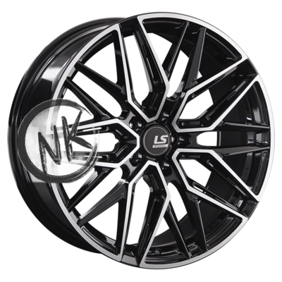 LS FlowForming 8,5×20/5×112 ET30 D66,6 RC59 BKF (конус)