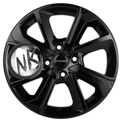 Khomen Wheels 6×15/4×100 ET45 D56,6 KHW1501 (Nexia) Black