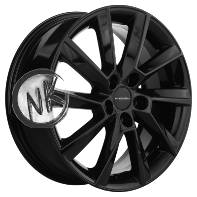 Khomen Wheels 6×16/5×100 ET38 D57,1 KHW1604 (Kamiq/Rapid/Scala) Black