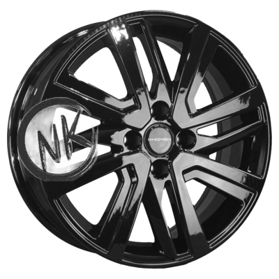 Khomen Wheels 6×16/4×100 ET48 D54,1 KHW1609 (Rio II/Solaris II) Black