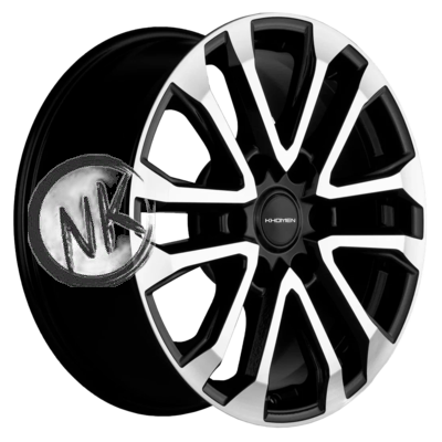 Khomen Wheels 7,5×18/6×139,7 ET45 D93,1 KHW1805 (Mazda BT50) Black-FP