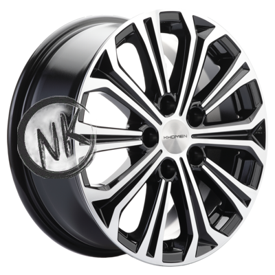 Khomen Wheels 6,5×16/5×110 ET45 D67,1 KHW1610 (DFM 580) Black-FP