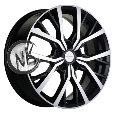 Khomen Wheels 7×18/5×114,3 ET45 D60,1 KHW1806 (Changan/Geely/Lexus/Suzuki/Toyota) Black-FP
