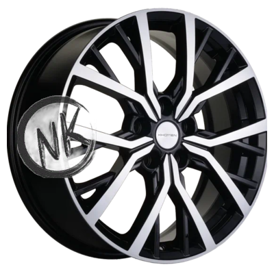 Khomen Wheels 7×18/5×114,3 ET45 D67,1 KHW1806 (CX-5/3) Black-FP