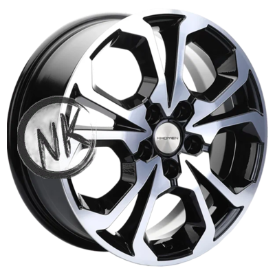Khomen Wheels 6,5×17/5×114,3 ET50 D64,1 KHW1711 (Haval/Honda) Black-FP