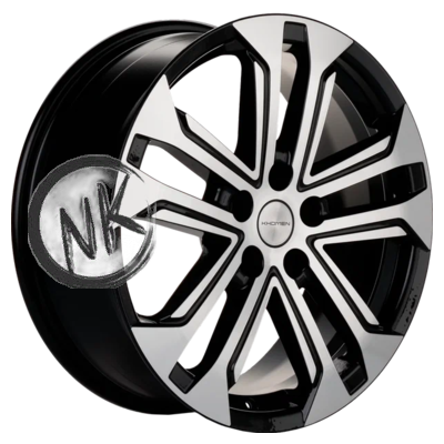 Khomen Wheels 7×18/5×114,3 ET37 D66,5 KHW1803 (Dargo/Jolion) Black-FP