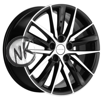 Khomen Wheels 8×18/5×112 ET48 D57,1 KHW1807 (Passat) Black-FP