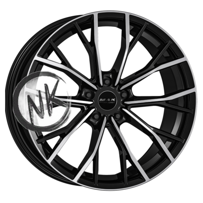 MAK 8×18/5×112 ET54 D66,6 Mark Black mirror