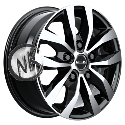 MAK 7×17/5×112 ET51 D66,6 Load 5 Black mirror