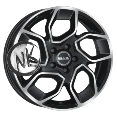 MAK 7×17/5×118 ET45 D71,1 Express Black mirror
