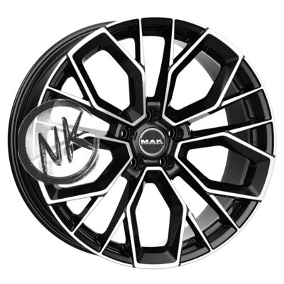 MAK 10×21/5×112 ET19 D66,45 Stilo-D Black mirror