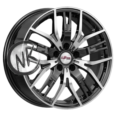 iFree 7×17/5×110 ET42 D67,1 Аскет (КС1072) Блэк Джек