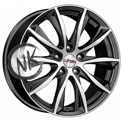 iFree 7,5×18/5×105 ET38 D56,6 Каzантип (КС684) Блэк Джек