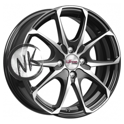 iFree 6×16/5×112 ET45 D57,1 Такеши (КС877) Блэк Джек