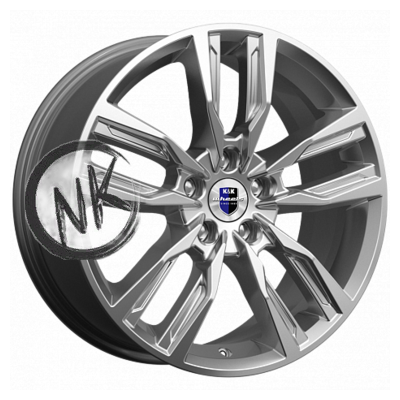 K&K 8×18/5×110 ET35 D65,1 Борэй (КС901) Дарк платинум