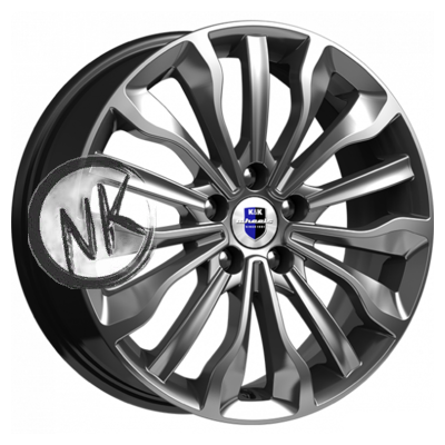 K&K 6,5×17/5×114,3 ET50 D66,1 Атакама (КС756) Дарк платинум