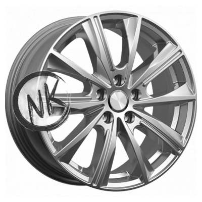 K&K 7×16/5×114,3 ET45 D66,1 Арнар (КС904) Дарк платинум