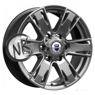 K&K 7×17/6×127 ET40 D77,9 Севенна (КС726) Дарк платинум