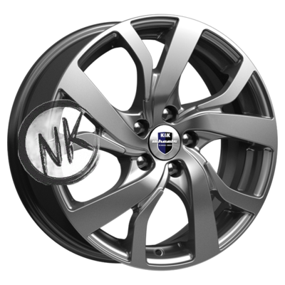 K&K 6,5×16/5×100 ET38 D67,1 Палермо (КС607) Дарк платинум