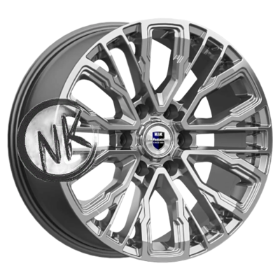 K&K 8,5×19/6×139,7 ET25 D106,1 Кортес (КС1102) Дарк платинум