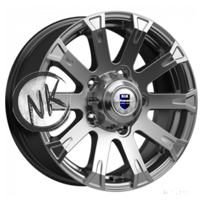 K&K 7×16/5×139,7 ET35 D98 Байкал (КС601) Дарк платинум