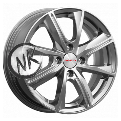 K&K 6×15/4×100 ET46 D54,1 Арнар-оригинал (КС890) Дарк платинум