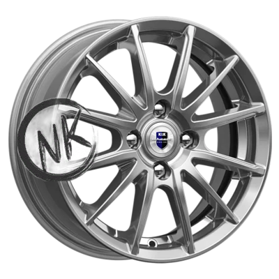 K&K 5,5×14/4×100 ET38 D60,1 Квант (КС960) Дарк платинум