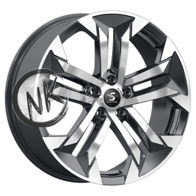 Premium Series 7,5×19/5×114,3 ET40 D64,1 КР015 (Haval F7/F7x) Diamond Black Gris