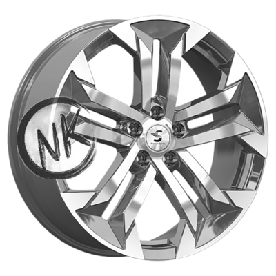 Premium Series 7,5×19/5×112 ET40 D57,1 КР015 (Kodiaq) Diamond Gloss Graphite