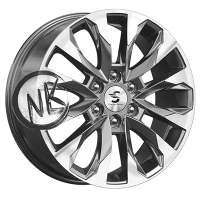 Premium Series 8×20/6×139,7 ET42 D75,1 КР007 (Haval H9) Diamond Gloss Graphite