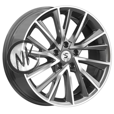 Premium Series 7,5×18/5×114,3 ET39 D60,1 КР010 (Lexus NX) Diamond Gloss Graphite