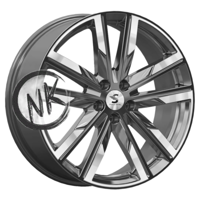 Premium Series 8×20/5×114,3 ET40 D67,1 КР014 (RAV4 XA5) Diamond Gloss Graphite