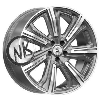 Premium Series 8,5×20/5×120 ET45,5 D62,6 Kleemann (КР1067) Diamond Gloss Graphite
