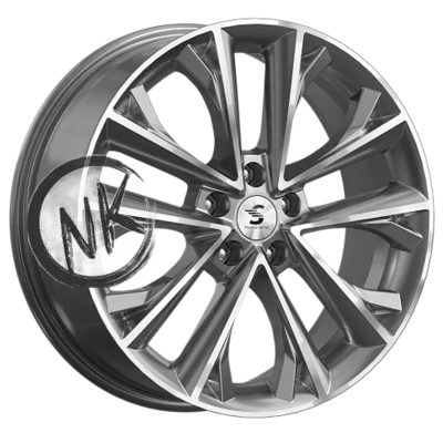 Premium Series 7×18/5×114,3 ET40 D64,1 КР012 (Haval F7/F7x) Diamond Gloss Graphite