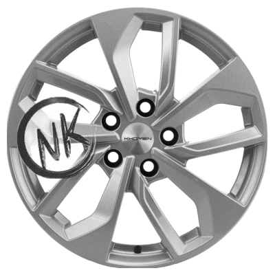 Khomen Wheels 7×17/5×112 ET40 D57,1 KHW1703 (Kodiaq/Tiguan) F-Silver