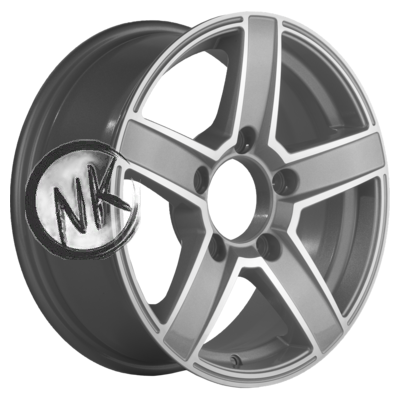Khomen Wheels 6,5×16/5×139,7 ET40 D98,5 KHW1614 (Niva 4×4) F-Silver-FP