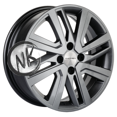 Khomen Wheels 6×16/4×100 ET48 D54,1 KHW1609 (Rio I/Solaris I) G-Silver