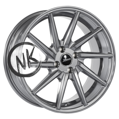 X-Race 7×15/4×100 ET30 D60,1 H-03(R) Graphite