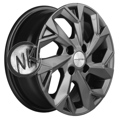 Khomen Wheels 5,5×14/4×100 ET46 D54,1 KHW1402 (Alsvin/Getz/i20) Gray
