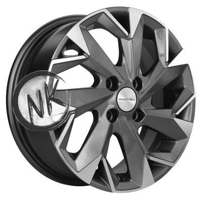 Khomen Wheels 5,5×14/4×100 ET45 D56,1 KHW1402 (Honda Civic) Gray-FP